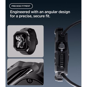 Чехол Spigen Rugged Armor для Apple Watch 42 mm – матовый чёрный