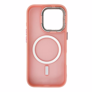 Magnetinis madingas dėklas telefonui iPhone 17 - rožinis