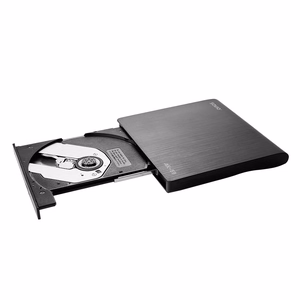 SAVIO AK-59 Išorinis plonas R/RW CD/DVD įrašymo įrenginys - USB-C/USB-A, juodas
