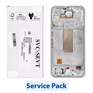 ServicePack LCD Display Samsung A34 5G A346B silver GH82-31201B