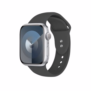 Crong Liquid dirželis, skirtas Apple Watch 44 / 45 / 46 / 49 mm, grafito spalvos