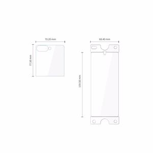 Tech-Protect Glass Fit+ 2-Pack tempered glass + Tech-Protect Hydro Flex+ 2-Pack hydrogel film for Samsung Galaxy Z Flip 7 / 8