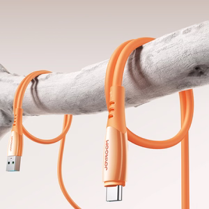 Joyroom S-A59 Vibrant Series 3A кабель USB-A — USB-C 1.2м оранжевый