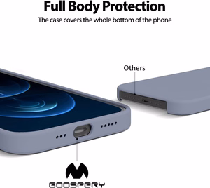 Dėklas Mercury Silicone Case Samsung A037 A03s levandos pilka