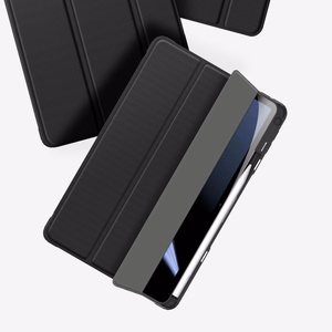 Dux Ducis Toby šarvuotas išmanusis dėklas Oppo Pad su rašiklio laikikliu juoda