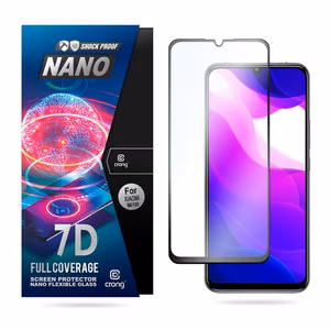 Гибридное защитное стекло Crong 7D Nano Flexible Glass 9H для Xiaomi Mi 10 Lite