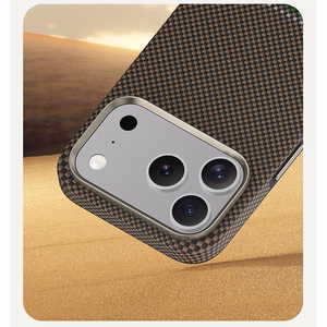 Benks magnetinis Armor Pro Prestige Kevlar 600D dėklas (Y070) Iphone 17 Pro Max telefonui (su kameros valdymo mygtuku)