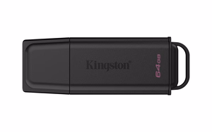 Kingston 64GB nešiojamasis USB 3.2 juodas