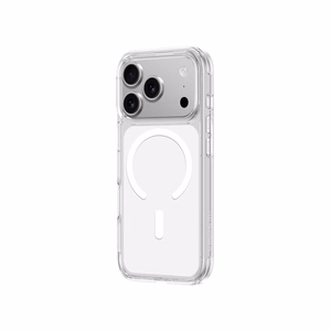 AmazingThing Titan Pro dėklas telefonui iPhone 17 Pro Max suderinamas su MagSafe - skaidrus