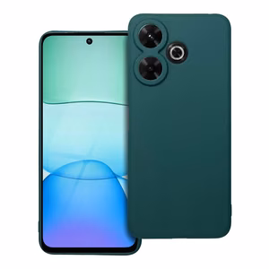 Matinis dėklas telefonui XIAOMI Redmi 13X tamsiai žalias