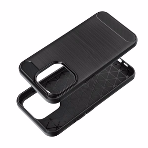 Чехол iPhone 17 Pro / 18 Pro (низкий край камеры) Carbon 2.0 черный
