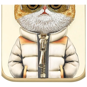 Nimmy Cool&Cute 2.0 Katės dėklas telefonui iPhone 16 - žalias