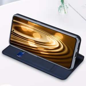 Dux Ducis Skin Pro чехол для Realme GT Neo 5 / Realme GT3 флип-обложка карточный кошелёк подставка чёрный