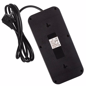 Maclean elektros paskirstytuvas, 6 lizdai + 4xUSB prailginimo laidas, 110–240 V kintama srovė, 50/60 Hz, 2,1 A, maks. 2500 W, 1,5 m, juodas, MCE389 B