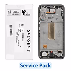 ServicePack LCD display for Samsung A34 5G black A346B GH82-31201A