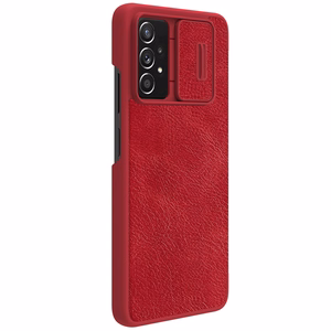 Nillkin Qin кожаный чехол-книжка для Samsung Galaxy A73 красный