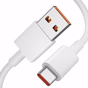 USB laidas originalus Xiaomi 6A 120W Type-C baltas (1M)