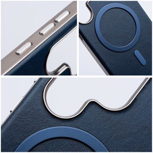 Чехол для Samsung S26 ULTRA Gentleman Mag Cover совместимый с MagSafe тёмно-синий