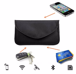 Anti-theft Case for Car Keys Phone Radio Blocking Faraday Box Faraday Cage 20cm x 11cm Black