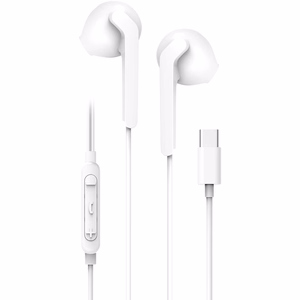 Wire earphones USB C (DAC) Blue Star PA-M15C-R 1,2 m white