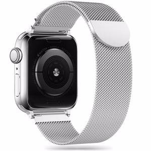 TECH-PROTECT MILANESEBAND APPLE WATCH 4 / 5 / 6 / 7 / 8 / 9 / SE (38 / 40 / 41 MM) СЕРЕБРИСТЫЙ