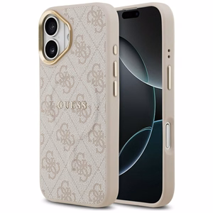 GUESS чехол для IPHONE 17 совместимый с MagSafe GUHMP17SP4MSEGCP (PU 4G W/ Classic) розовый
