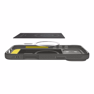 Spigen Rugged Armor Mag Magnetinis dėklas telefonui iPhone 17 Pro - Pilkas