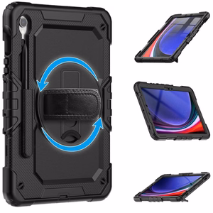 Tech-Protect Solid360 Case for Samsung Galaxy Tab S9 FE 10.9" X510 / X516B - Black
