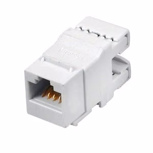 Q-LANTEC MKN-U6-1 laidų jungtis RJ45 UTP 6 kategorija neekranuota balta