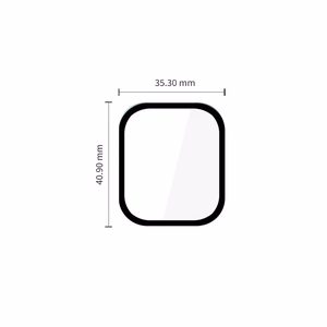 Tech-Protect Glass Flex+ hibridinis stiklas Huawei Watch Fit 5 Pro, 2 vnt., juodas