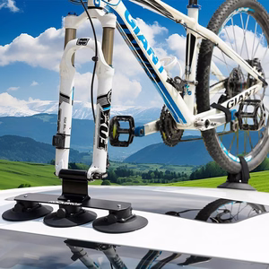 Rockbros XP1001 siurbtukinis automobilio stogo laikiklis 1 dviračiui – juodas