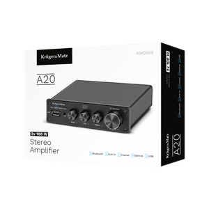 Kruger&Matz A20 stereo stiprintuvas