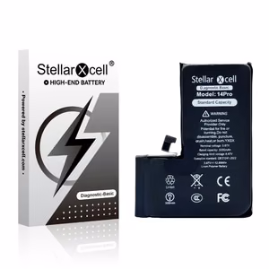 Аккумулятор StellarXcell Diagnostic для Apple iPhone 14 Pro, 3200 мА·ч (стандартная ёмкость + высококачественная копия BMS)