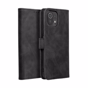 TENDER knygos dėklas telefonui XIAOMI Mi 11 Lite 5G / Mi 11 Lite LTE ( 4G ) / Mi 11 Lite NE juodas