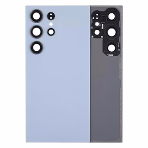 Galinis dangtelis suderinamas su Samsung S928 S24 Ultra / Titanium Blue / (su kameros objektyvu) OEM