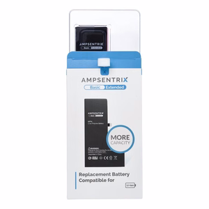 AmpSentrix Basic baterija iPhone XS Max (didelė talpa 3700 mAh)