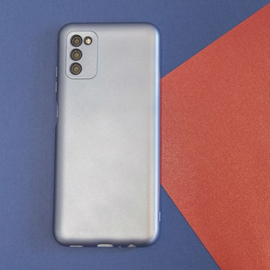 Metalinis dėklas telefonui Samsung Galaxy A25 5G (global) šviesiai mėlynas