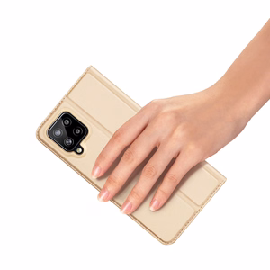 Dux Ducis Skin Pro чехол-книжка для Samsung Galaxy A22 4G золотой