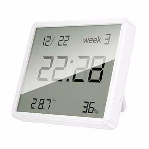 Elektroninis laikrodis su higrotermometru Hoco HX41 baltas