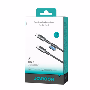 Кабель Joyroom S-A50 Unlimited Series 60W USB-C - USB-C с магнитным органайзером 1,2 м - серый