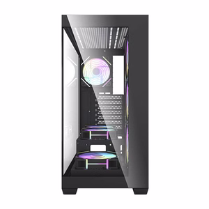 Darkflash DS900 kompiuterio korpusas (juodas) su 7 ARGB ventiliatoriais
