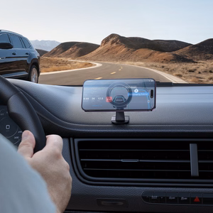 Automobilinis universalus telefono laikiklis Joyroom (JR-ZS376) Magnetic (MagSafe) tvirtinamas ant prietaisų skydelio, magnetinis juodas