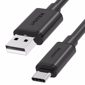 UNITEK USB KABELIS USB-A - USB-C 50CM, Y-C481BK