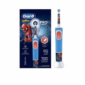 Oral-B Vitality Pro Kids Spider-Man – детская электрическая зубная щётка, 1 насадка, 2 режима чистки, синяя