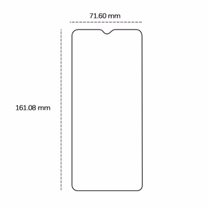 Grūdintas stiklas 2,5D Xiaomi Redmi 13C 4G / 5G