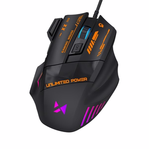 Проводная оптическая игровая мышь Wozinsky WMGK-1179W, 7200 DPI, с подсветкой, черная