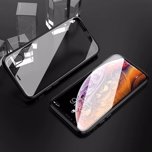 Wozinsky Full Magnetic Case полнокорпусный чехол с передней и задней крышкой со встроенным стеклом для Samsung Galaxy A72 4G чёрно-прозрачный