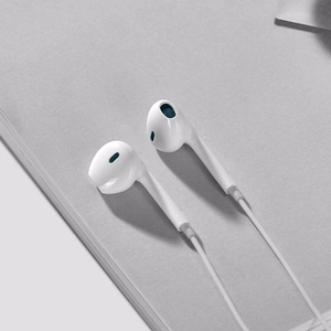 Borofone Earphones BM100 Fuente with microphone white