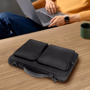 13-14 metų nešiojamojo kompiuterio krepšys "Tech-Protect Defender Bag" - juodas