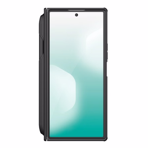 Nillkin Super Frosted Shield Fold Magnetinis dėklas Samsung Galaxy Z Fold 7, MagSafe suderinamas, su S Pen Space - juodas